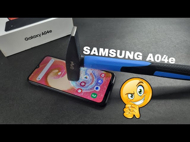 Samsung Galaxy A04e Screen Scratch & Front Glass Durability Test 🔨🛠️