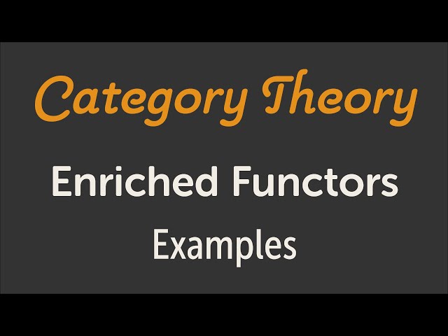 Enriched Functors pt II: Examples