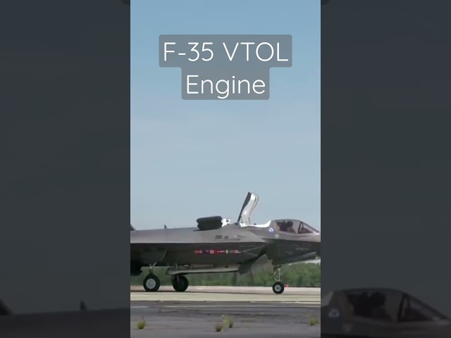 Dope Tech: power of the F-35 VTOL engine #shorts #technology #engineering