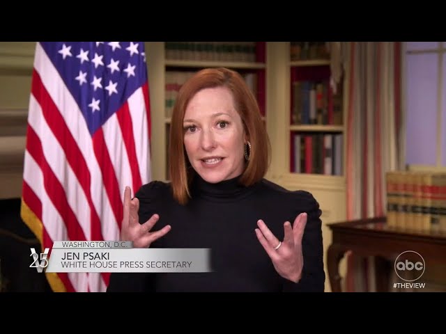 Jen Psaki on Biden's Latest Steps to Mitigate COVID-19 and U.S. Tensions with Russia | The View