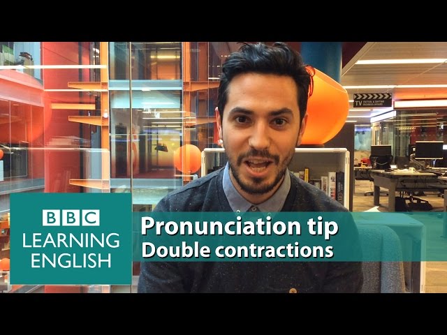 Pronunciation - double contractions