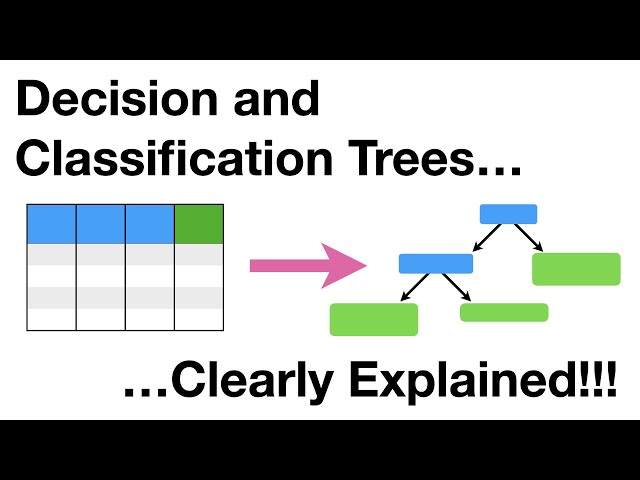Decision and Classification Trees, Clearly Explained!!!
