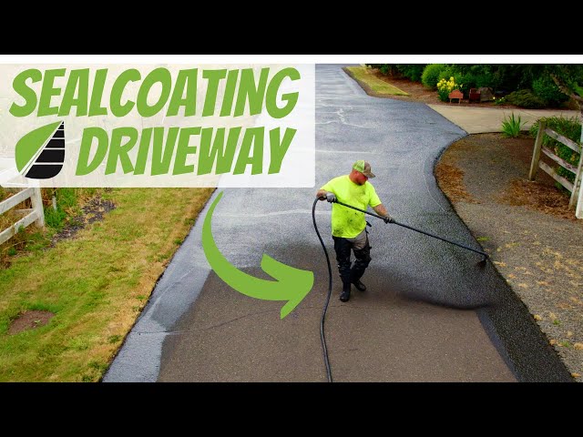 SEALCOATING A GIANT DRIVEWAY FROM START TO FINISH! Process video with commentary