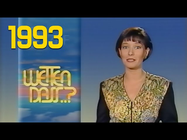 ZDF Ansage von Raphaela Dell und Beginn von "Wetten dass..?" (18.09.1993)