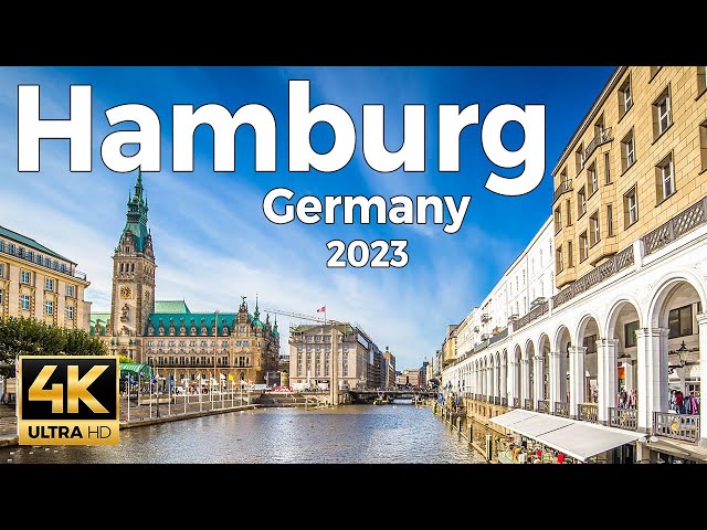 Hamburg 2023, Germany Walking Tour (4k Ultra HD 60fps) – With Captions