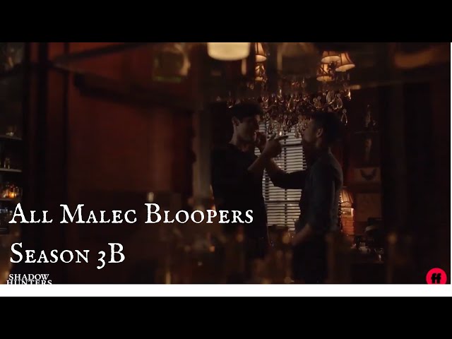 All Malec Bloopers Season 3B | Shadowhunters