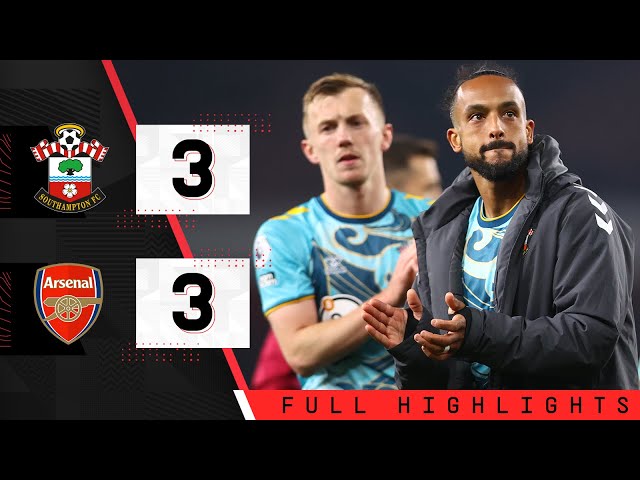 EXTENDED HIGHLIGHTS: Arsenal 3-3 Southampton | Premier League