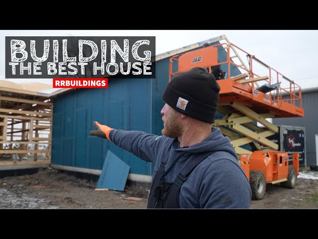 Building The BEST House:  NEXT LEVEL SHEATHING and misc framing