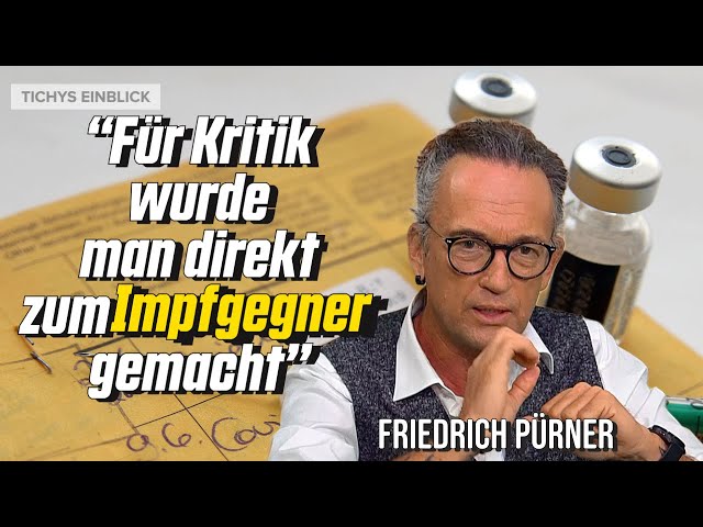 "Für Kritik wurde man direkt zum Impfgegner gemacht" - Dr. Friedrich Pürner im Tichys Einblick Talk