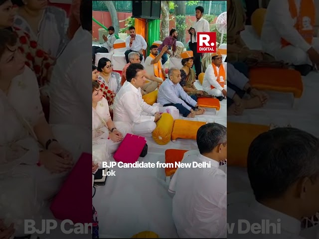 BJP’s New Delhi LS Candidate Bansuri Swaraj Offers Prayers Ahead Of Filing Nomination | Polls 2024
