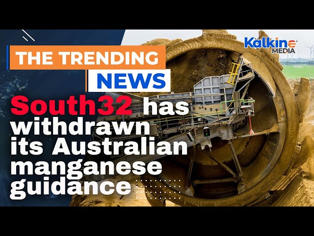 South32 has withdrawn its Australian manganese guidance