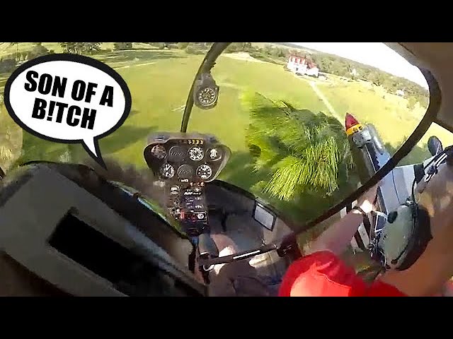 Helicopter Rescues RC Plane From Tree Top