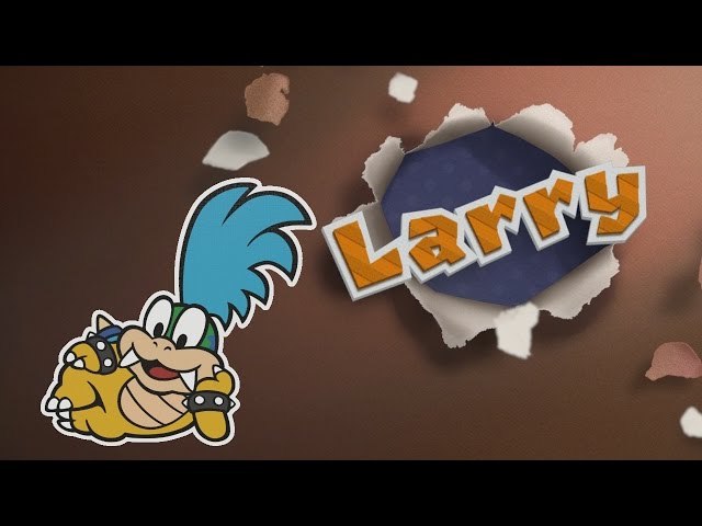 Paper Mario Color Splash: Larry Boss Fight (1080p 60fps)