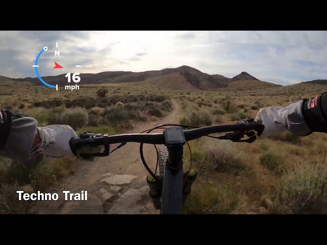 Sunday Techno Trail And White Rhino Cottonwood Valley Vegas - 2020 Trek Fuel Ex5  4k 60 FPS