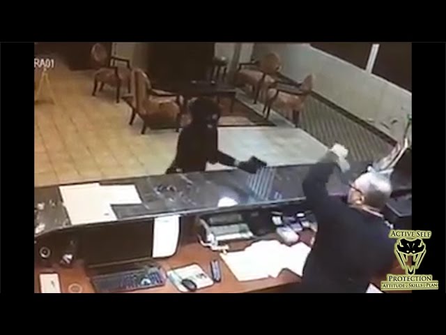 Clerk Grabs Armed Robbers Gun