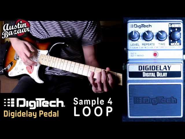 Digitech X-Series XDD DIGIDELAY Digital Delay Pedal Demo