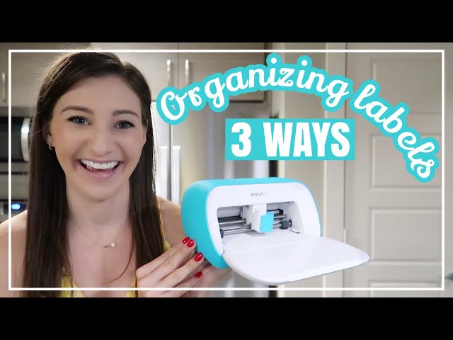 HOW TO MAKE LABELS WITH THE CRICUT JOY // Home Organization Labels + Vinyl, Iron-On, & Smart Labels