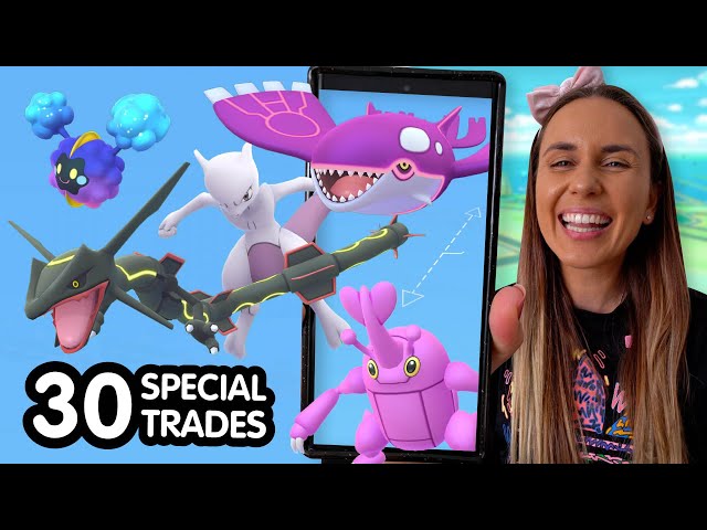 30 SPECIAL TRADES IN 5 DAYS! #PokemonGO