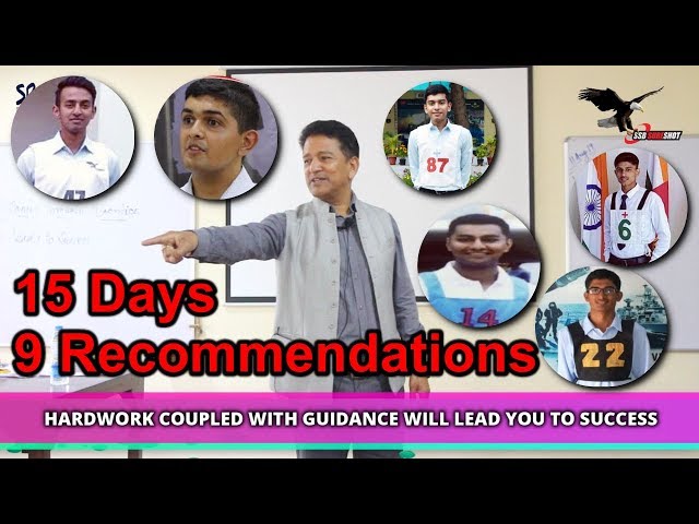 9 Candidates Recommended in 15 Days | Addicted to Success | SSB Sure Shot Academy | SSB Interview