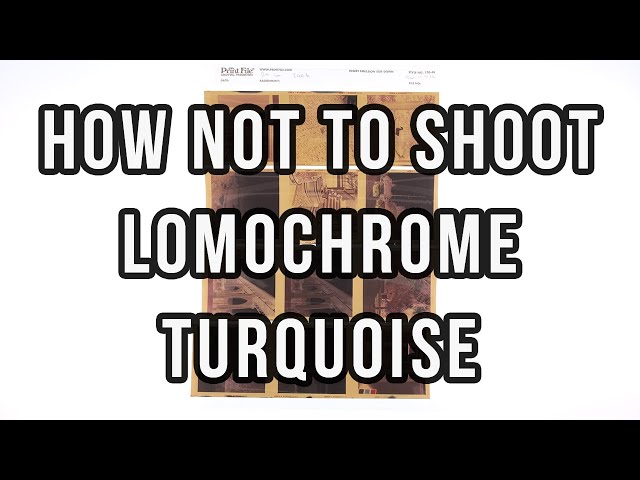 Lomography Lomochrome Turquoise