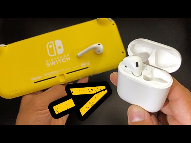 How to Connect AIRPODS to Nintendo Switch LITE!! [2021]