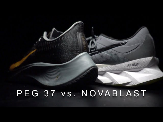 Nike Pegasus 37 vs Asics Novablast