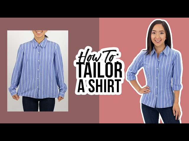 How to Tailor a Shirt | Thrifted Transformations