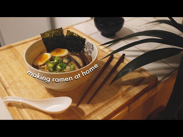 how to make ramen at home (no meat) 🍜