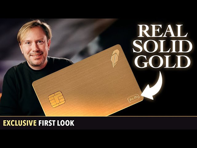 Robinhood Credit Card Unboxing — It's REAL Gold!