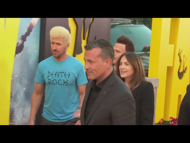 Ryan Gosling dresses up as Beavis and Butthead at premiere for 'Fall Guy'