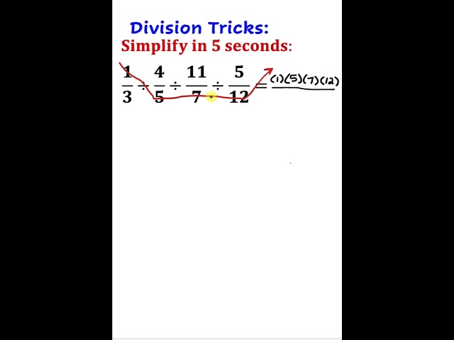 Fast Division Tricks | Answer in 5 seconds