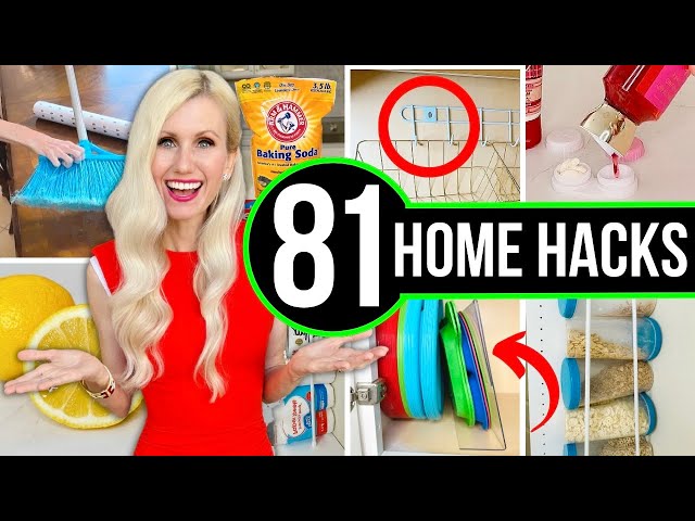 *81* LIFE CHANGING HOME HACKS You NEED TO TRY NOW!