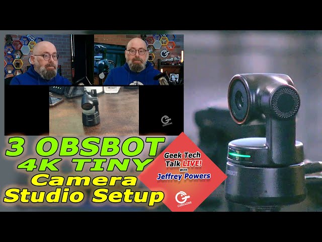 Build a 3 Camera Professional Studio with OBSBOT 4K Tiny PTZ Cameras