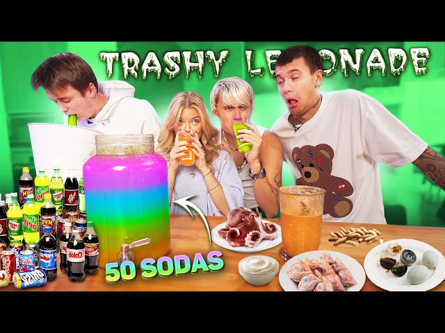 We MIXED 50 SODAS and DRANK IT 🥤 SO TRASHY result
