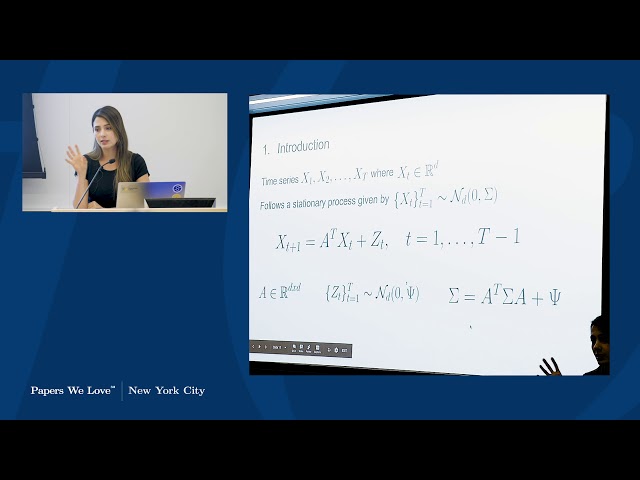 Elizabeth Ramirez on Transition Matrix Estimation in High Dimensional Time Series [PWL NYC]