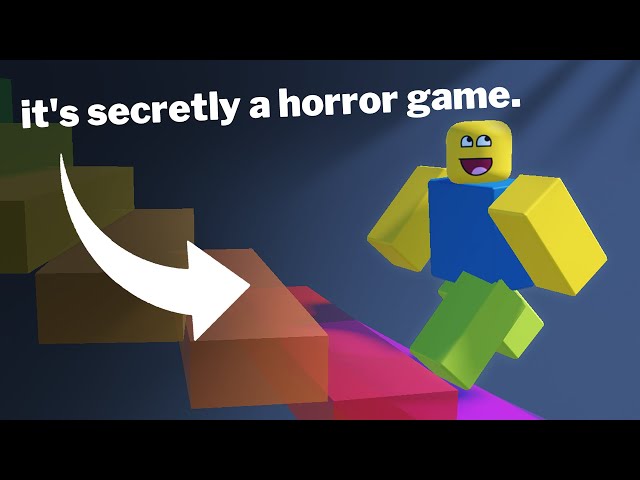 I Made a Roblox Obby That's Secretly a Horror Game