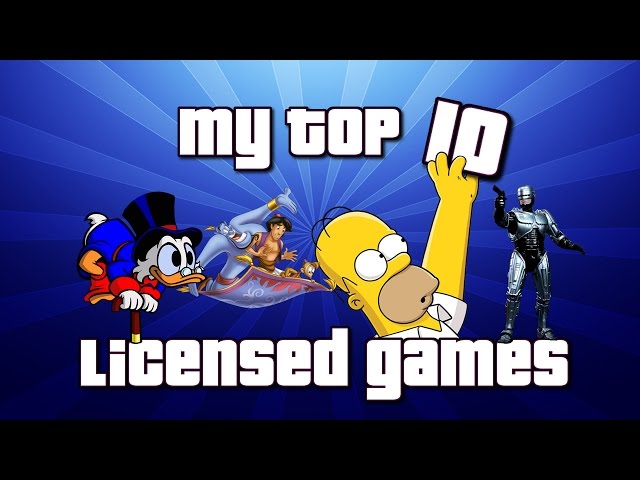 My Top 10 Licensed Games