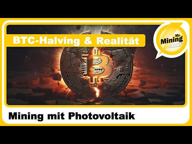 Zum Bitcoin (BTC) Halving die nackte Realität beim Crypto Mining mit Autarkie PV Anlage!