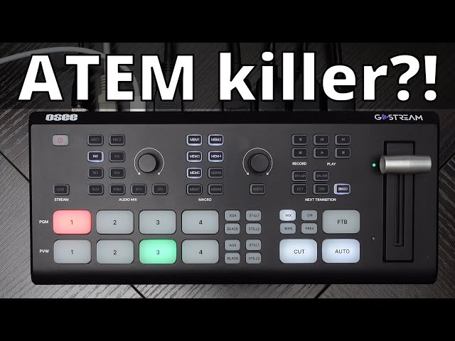 Osee GoStream Deck: Review and Demonstration (HDMI switcher & stream encoder)