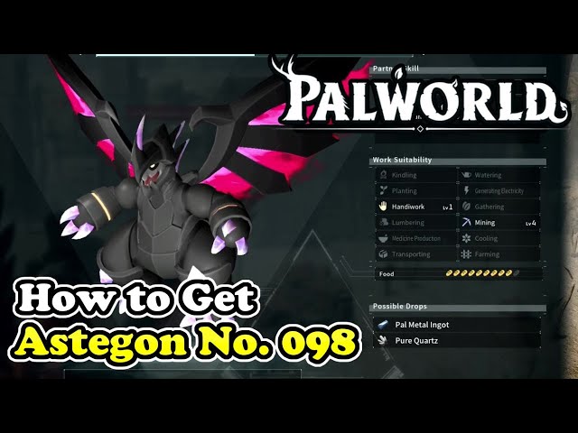 Palworld How to Get Astegon (Palworld No. 098)