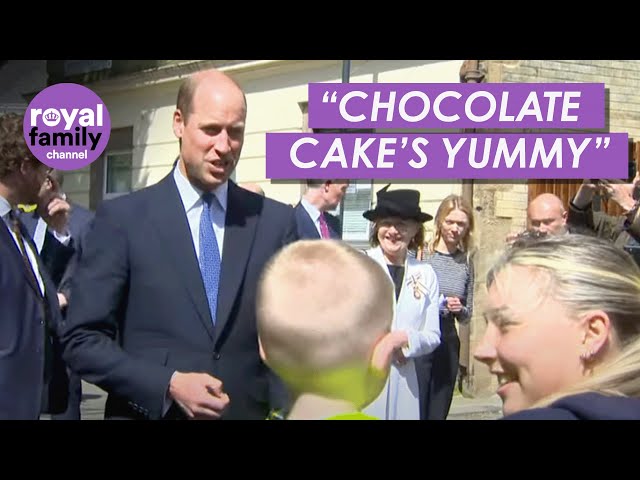 Sweet Royal Moment: Prince William and Child Debate Their Favourite Cakes