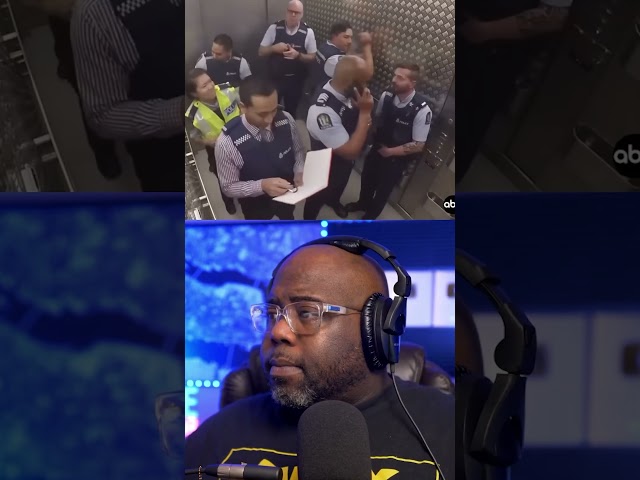 Cops have epic beatbox battle in the elevator