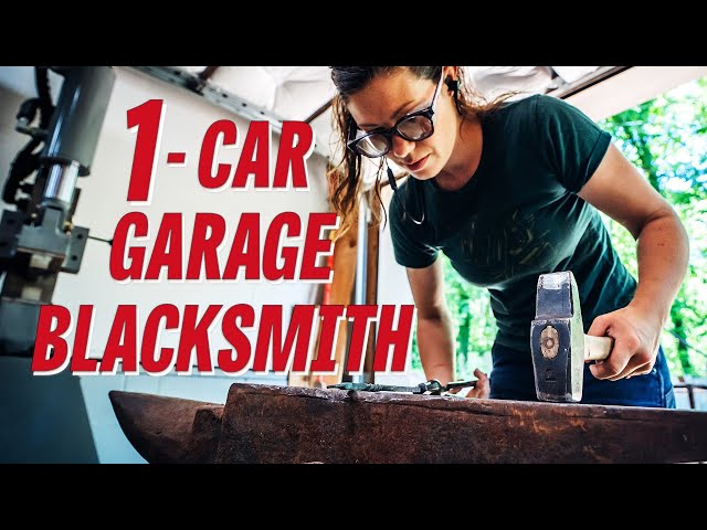 One Car Garage Blacksmith Shop // Blacksmithing & Welding
