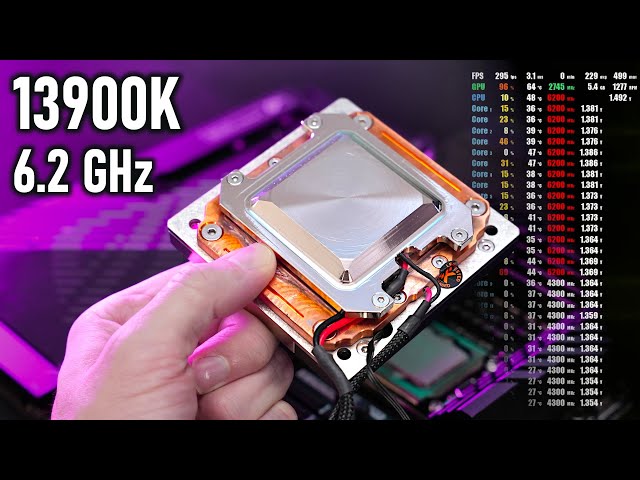 This insane 500$ Water Block allows 13900K Overclocking above 6 GHz