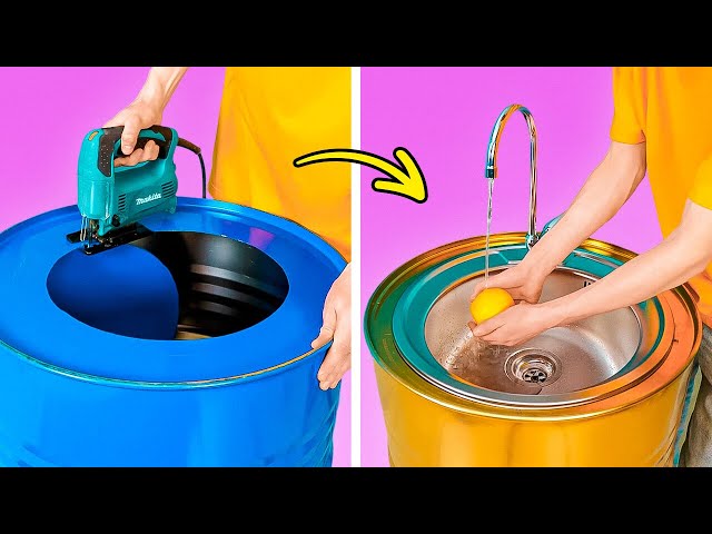 Repurpose Your Barrels and Canisters: Exciting Recycling Ideas