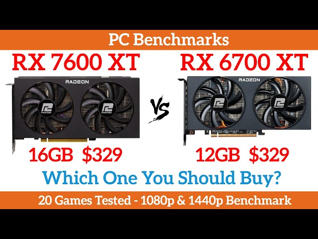 AMD RX 7600 XT vs RX 6700 XT | 20 Games Tested | Which one you should buy?