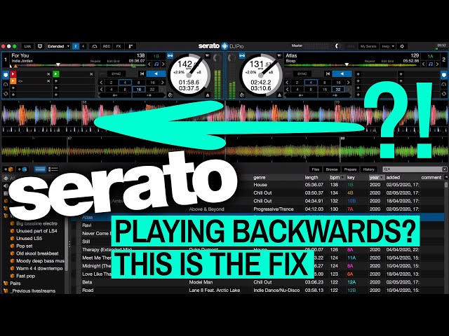 Serato Playing Backwards?! Fix For Reverse Decks In Serato DJ Pro & Lite