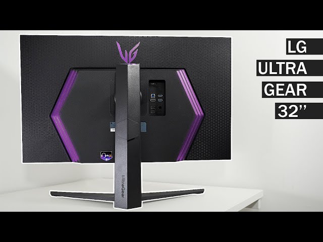 Unboxing LG UltraGear Gaming Monitor 32'' UHD 4K - 144Hz with Games Test