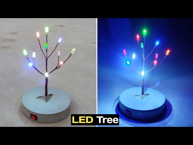 Homemade LED Tree 🎄 | New Diwali Decoration Ideas | How to make a Amazing LED tree