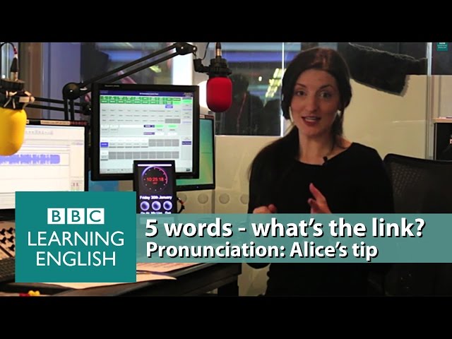 Alice's pronunciation challenge